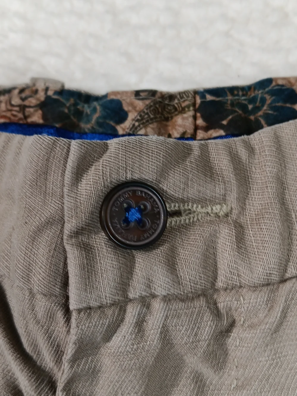 Tommy Bahama Pants Mens 36x34 Tan The Dream Linen Tencel Chino Resort Nautical